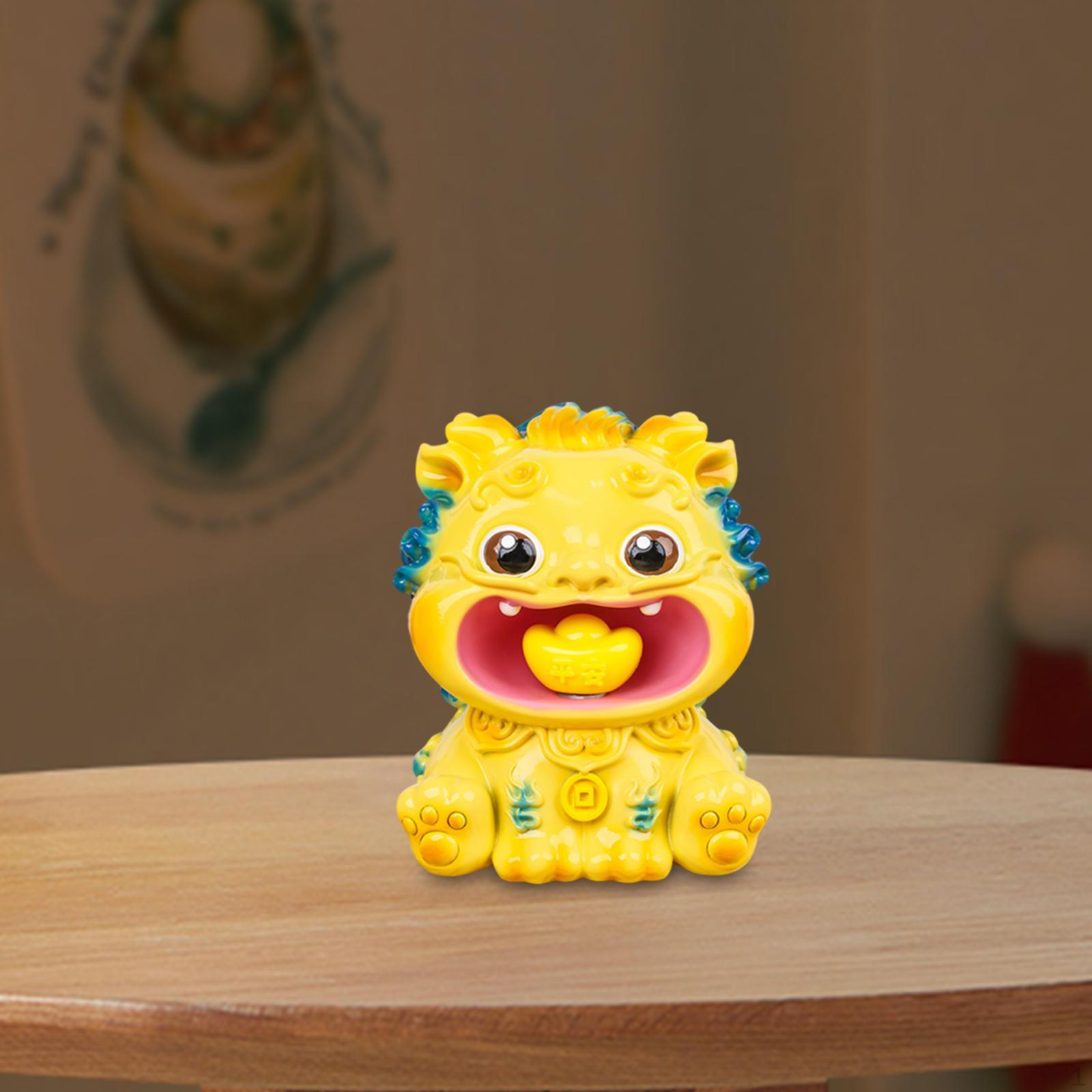 Статуя Пи Яо в стиле фэншуй, центральная часть, вращающаяся фигурка животного Юаньбао для офиса жёлтый
Статуя Пи Яо в стиле фэншуй, центральная часть, вращающаяся фигурка животного Юаньбао для офиса жёлтый