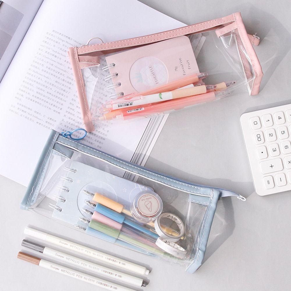 Bags Large Capacity Travel Transparent Organizer Pen Pouch Storage Bag Pencil Bag Pencil Case
Bags Large Capacity Travel Transparent Organizer Pen Pouch Storage Bag Pencil Bag Pencil Case