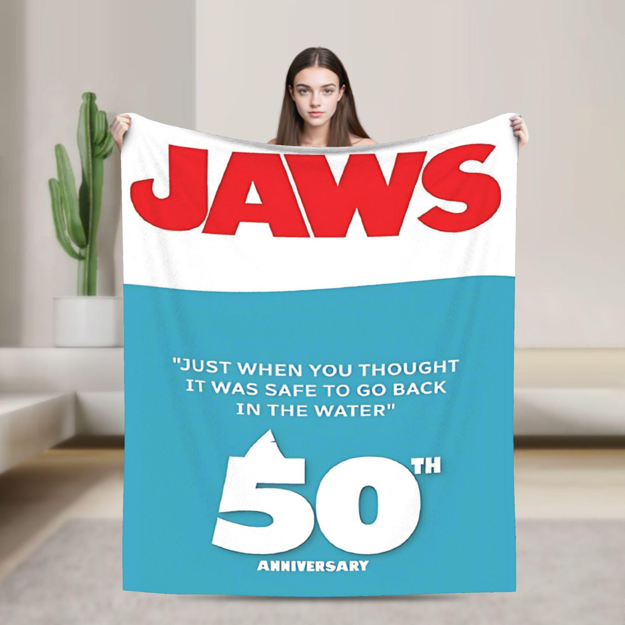 Jaws Shark Wool Blankets 80s Movie Awesome Throw Blanket for Sofa Bedding Lounge 150*125cm Bedspreads 200x150cm 80x60in
Jaws Shark Wool Blankets 80s Movie Awesome Throw Blanket for Sofa Bedding Lounge 150*125cm Bedspreads 200x150cm 80x60in