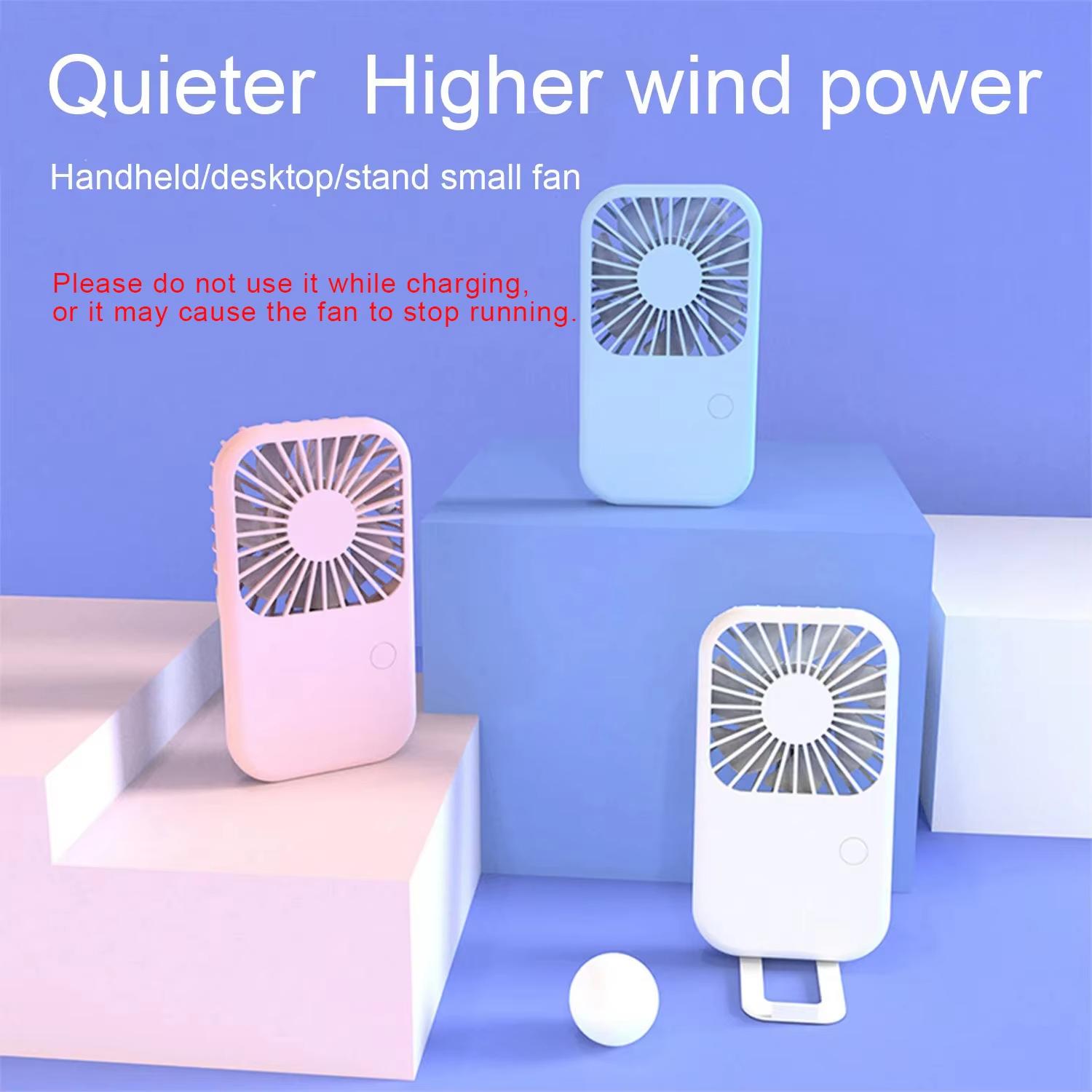 Summer Portable Mini Fan Rechargeable Stand Small Pocket Fan with Three Wind Speeds Powerful Range Long-lasting Desktop Fan рожевий
Summer Portable Mini Fan Rechargeable Stand Small Pocket Fan with Three Wind Speeds Powerful Range Long-lasting Desktop Fan рожевий