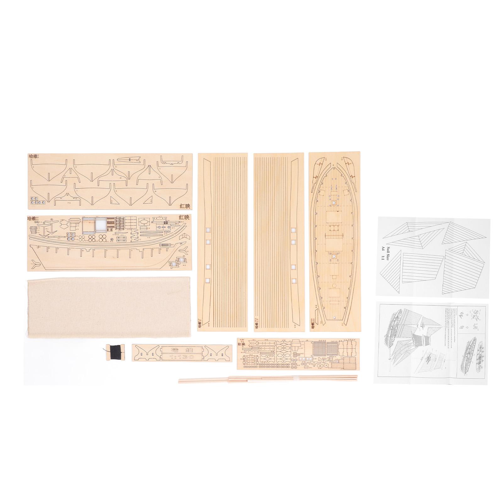 1:130 Wooden Sailboat Kit Intelligence Development DIY Scientific Ancient Model Ship Building Kit
1:130 Wooden Sailboat Kit Intelligence Development DIY Scientific Ancient Model Ship Building Kit