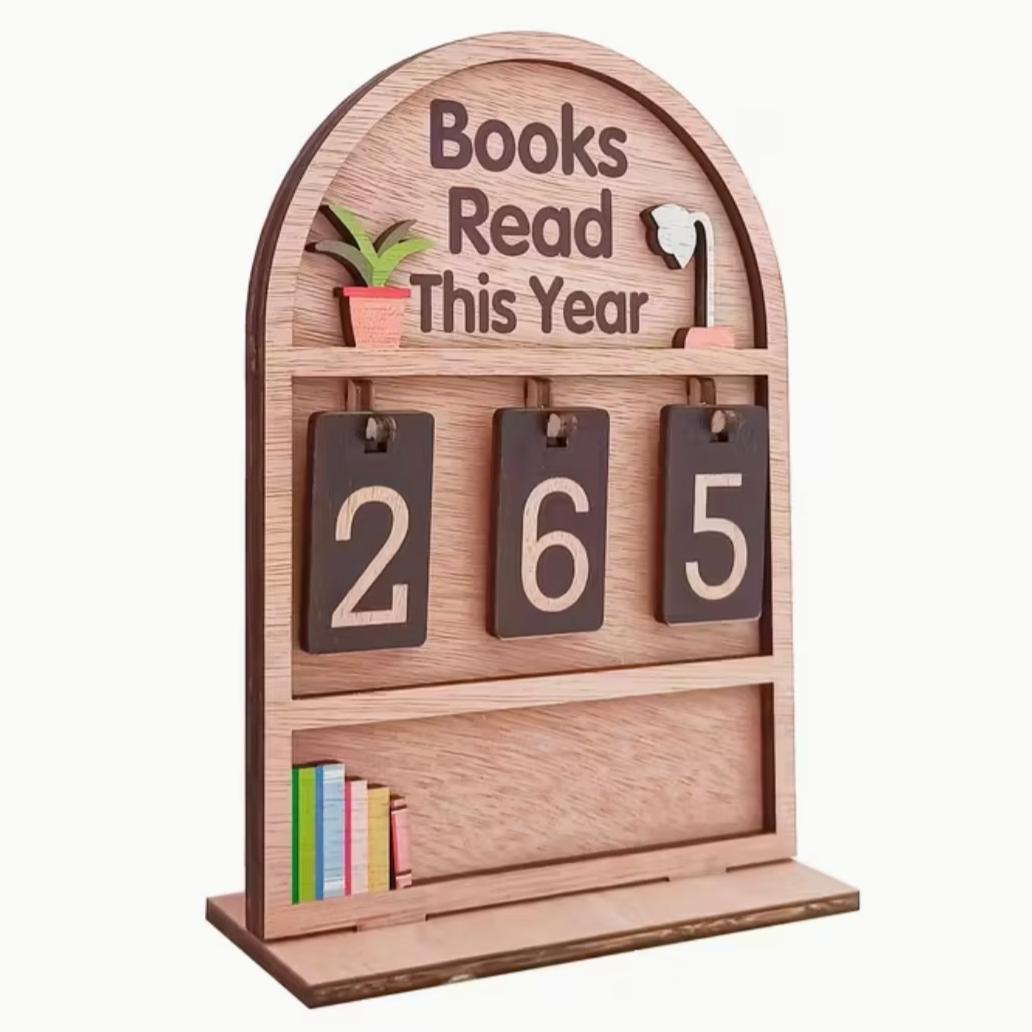 Wooden Yearly Book Counting Ornament Display This Year S Reading Tracker Can Monitor Up To 999 Books Office Bookshelf Decoration
Wooden Yearly Book Counting Ornament Display This Year S Reading Tracker Can Monitor Up To 999 Books Office Bookshelf Decoration