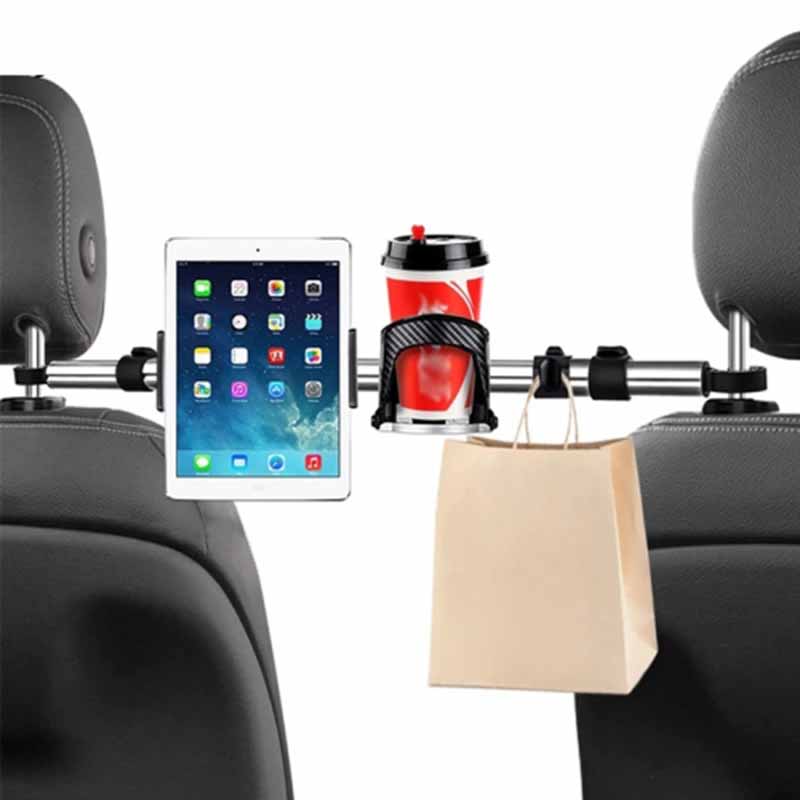 3-in-1 Car Back Seat Phone Tablet Holder Cup Holder Hanging Hook Headrest Mount Multifunction Bracket Type A
3-in-1 Car Back Seat Phone Tablet Holder Cup Holder Hanging Hook Headrest Mount Multifunction Bracket Type A