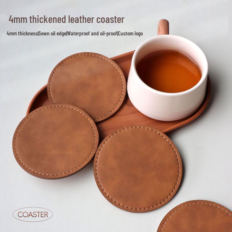 Changbaosen Vintage Faux Leather Coaster
Changbaosen Vintage Faux Leather Coaster