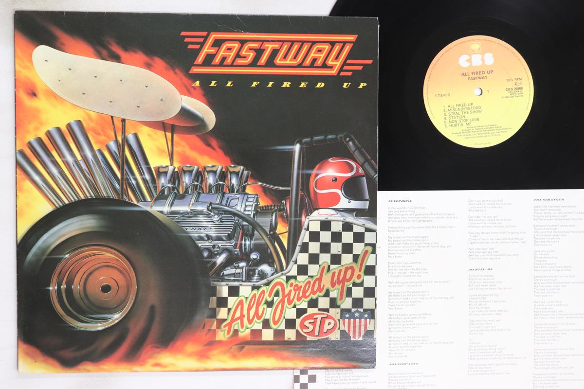 LP Record FASTWAY - All Fired Up! CBS25958 CBS 1984 UK Rock Used
LP Record FASTWAY - All Fired Up! CBS25958 CBS 1984 UK Rock Used