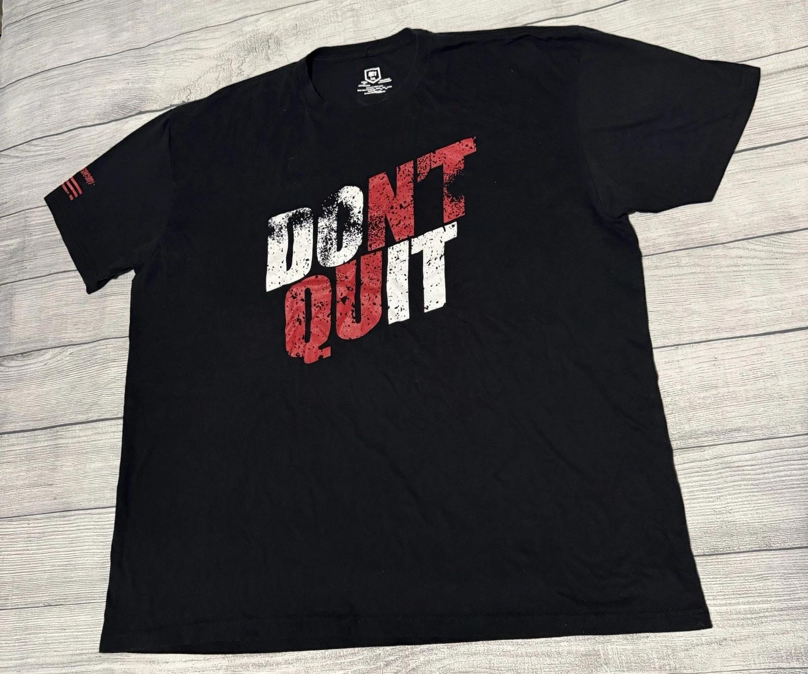Redcon1 Don’t Quit Workout Promotional T Shirt Size 3XL Black XL
Redcon1 Don’t Quit Workout Promotional T Shirt Size 3XL Black XL