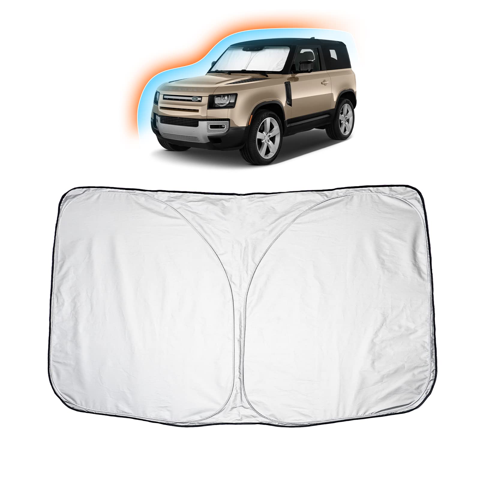 SKTU Land Rover Defender L663 Windshield Sunshade for Sun Heat UV Easy Convenient Defender Custom Part Sunshade, Defender, Protection, Protection, белый
SKTU Land Rover Defender L663 Windshield Sunshade for Sun Heat UV Easy Convenient Defender Custom Part Sunshade, Defender, Protection, Protection, белый