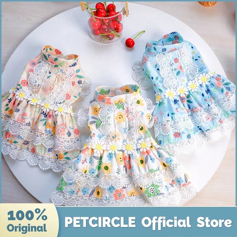 PETCIRCLE Одежда для собак Замечательное летнее платье с цветочным принтом для маленьких собак, щенков, кошек, летний милый костюм для домашних животных, одежда для домашних животных, юбка для собак
PETCIRCLE Одежда для собак Замечательное летнее платье с цветочным принтом для маленьких собак, щенков, кошек, летний милый костюм для домашних животных, одежда для домашних животных, юбка для собак