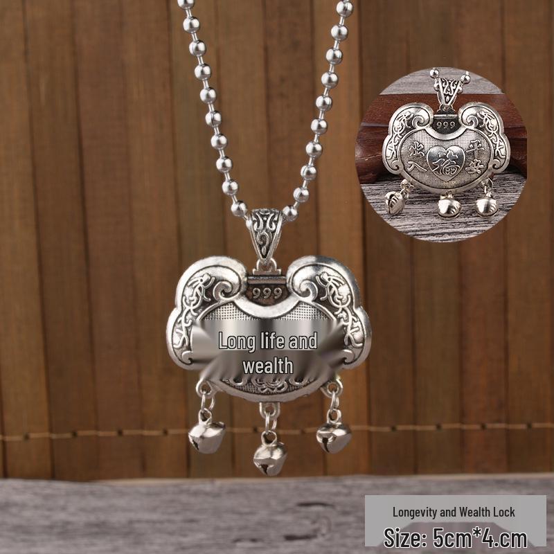 Этническое длинное ожерелье East Butterfly - Ретро кулон в виде замка долголетия и цепочка из круглых бусин для мужчин и женщин
Этническое длинное ожерелье East Butterfly - Ретро кулон в виде замка долголетия и цепочка из круглых бусин для мужчин и женщин