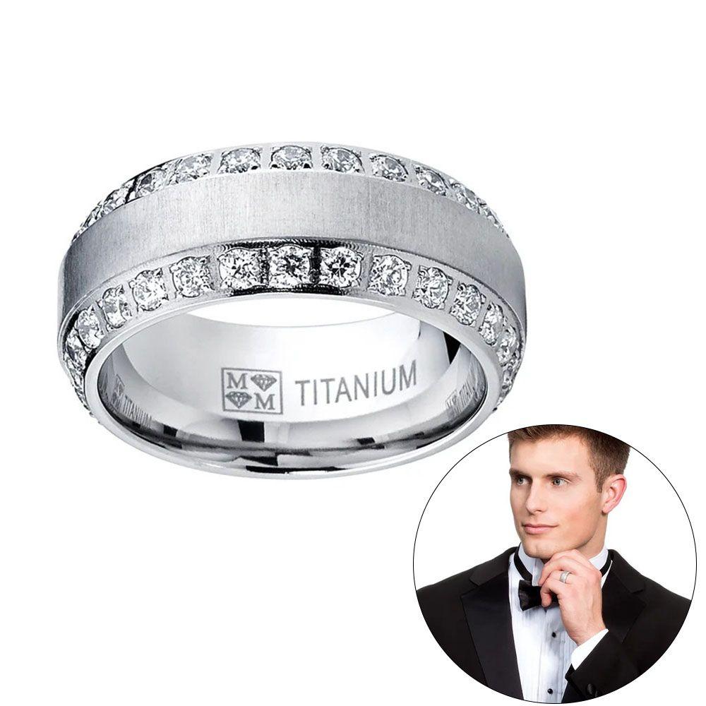 Уникальное свадебное кольцо с цирконием для пары, мужское кольцо из кубического титана
Уникальное свадебное кольцо с цирконием для пары, мужское кольцо из кубического титана