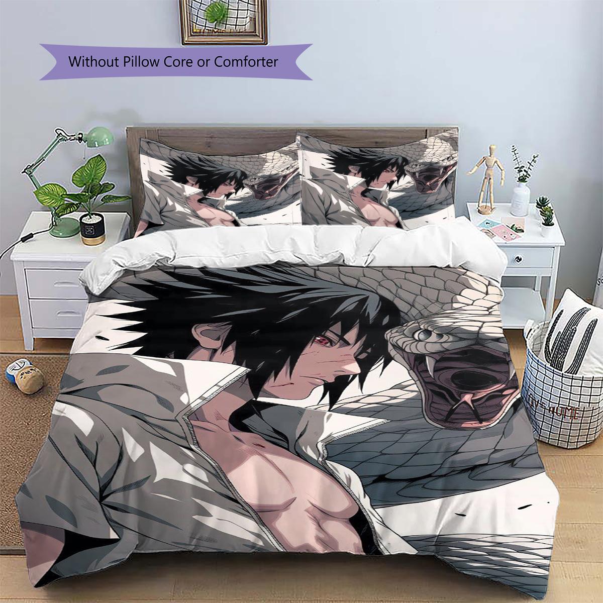Naruto Patterned Pillowcase & Duvet Cover Set Bedroom Hot Trend Bedding Decor Present.-TING 135x200cm
Naruto Patterned Pillowcase & Duvet Cover Set Bedroom Hot Trend Bedding Decor Present.-TING 135x200cm