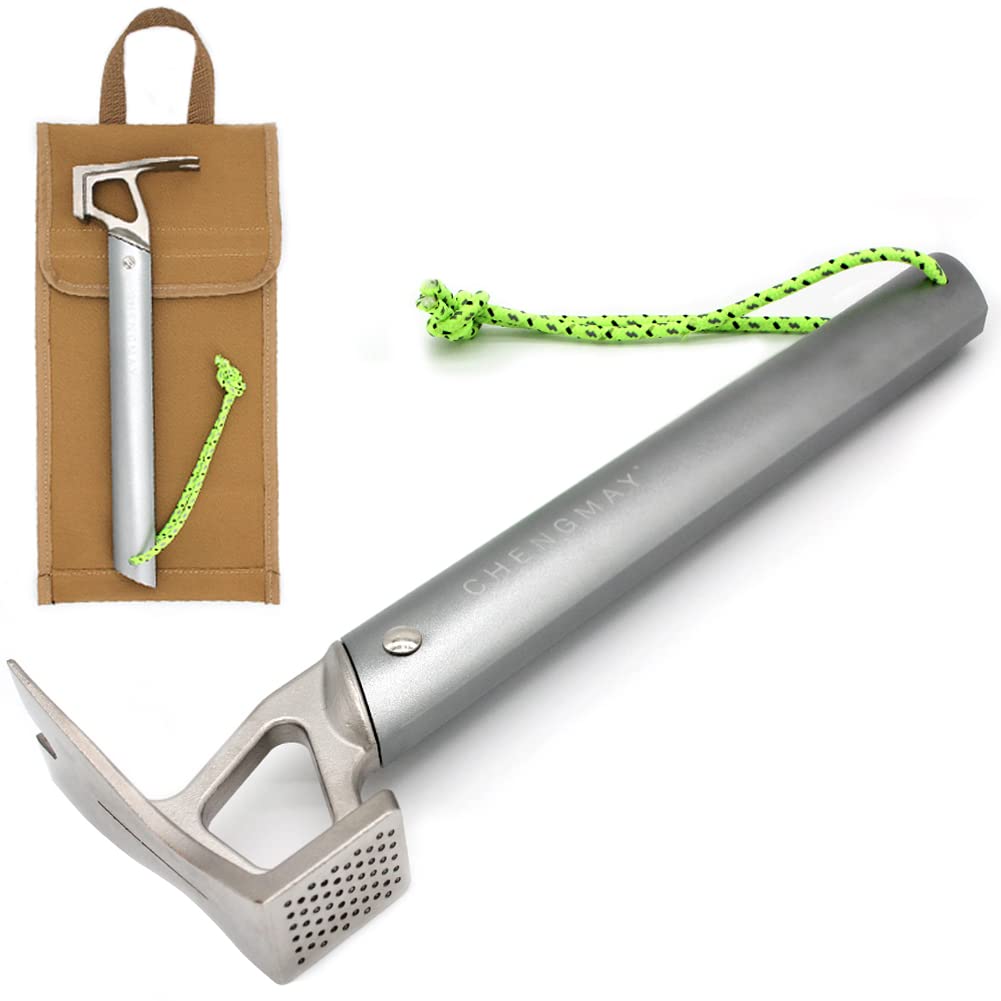 CHENGMAY Peg Lightweight Camping Outdoor Peg Reinforced Fixing Luminous Rope Storage Case Included Hammer, Hammer, Tent, Driving/Pulling, Rivets, серебряный
CHENGMAY Peg Lightweight Camping Outdoor Peg Reinforced Fixing Luminous Rope Storage Case Included Hammer, Hammer, Tent, Driving/Pulling, Rivets, серебряный