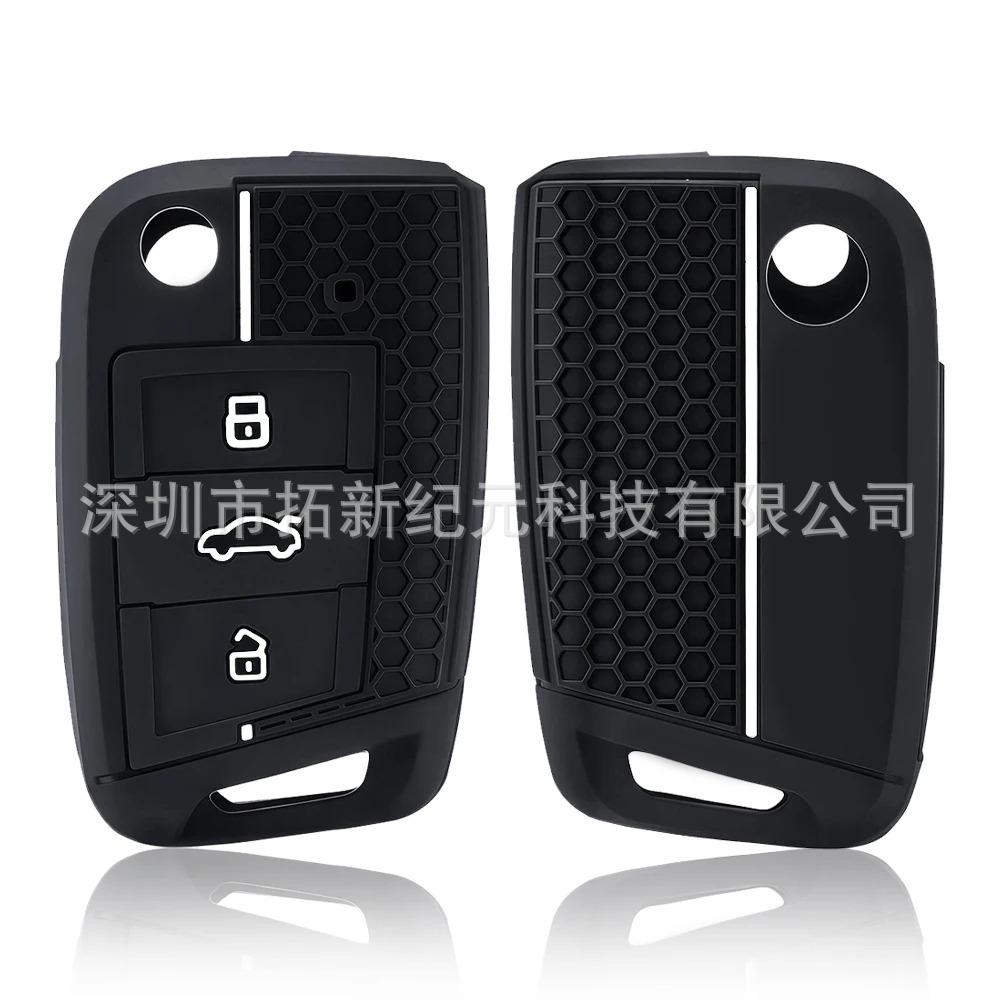 Volkswagen 3-Button Folding Silicone Key Cover with Honeycomb Pattern for Golf, Bora, Polo, Touareg білий
Volkswagen 3-Button Folding Silicone Key Cover with Honeycomb Pattern for Golf, Bora, Polo, Touareg білий
