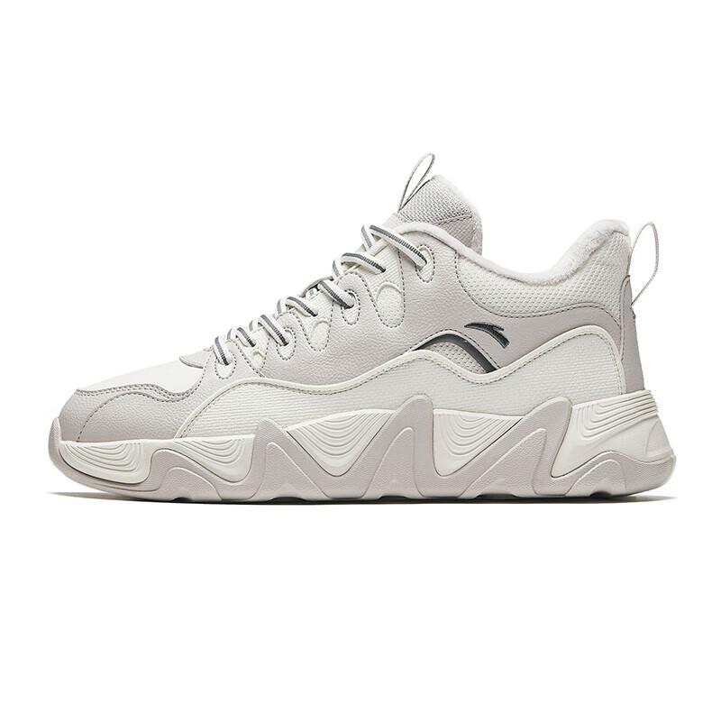 Anta Afterwave 1.0 Fleece Thick Warm Wear-Resistant Mid-Top Sneakers Men Sneakers White Gray 912448916-3 39
Anta Afterwave 1.0 Fleece Thick Warm Wear-Resistant Mid-Top Sneakers Men Sneakers White Gray 912448916-3 39