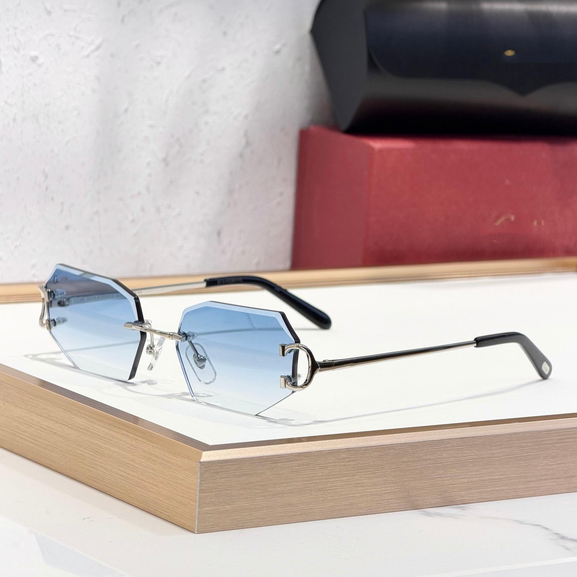 CT0028RS Unisex Rimless Metal Sunglasses - Versatile Photochromic Lenses for Parties, Gatherings, and Vacations. Lens Width 54mm, Bridge 17mm, Temple Length 145mm
CT0028RS Unisex Rimless Metal Sunglasses - Versatile Photochromic Lenses for Parties, Gatherings, and Vacations. Lens Width 54mm, Bridge 17mm, Temple Length 145mm