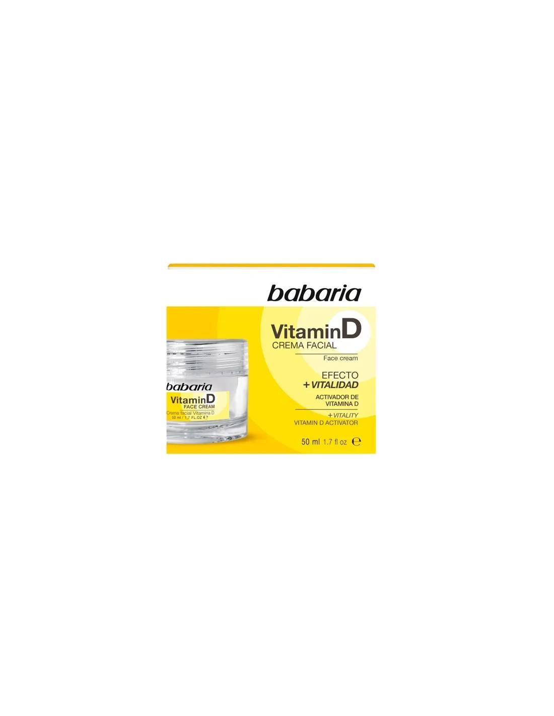 Babaria Crema Facial Ritual Vitamina D 50ml
Babaria Crema Facial Ritual Vitamina D 50ml