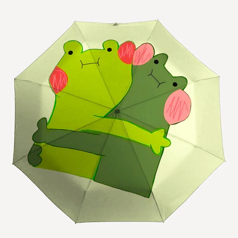 1pc Frog Hug Automatic Folding Umbrella Portable Collapsible 8-Rib Umbrella for All Seasons, Casual Outdoor Accessory, B34
1pc Frog Hug Automatic Folding Umbrella Portable Collapsible 8-Rib Umbrella for All Seasons, Casual Outdoor Accessory, B34