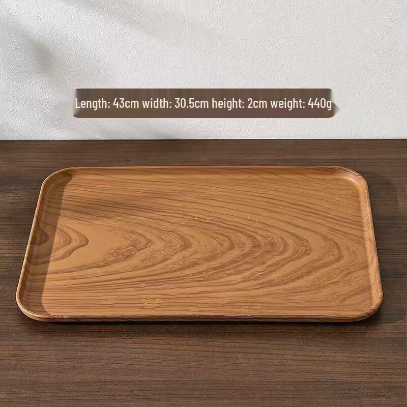 Прямоугольный сервировочный поднос LISMins с имитацией текстуры дерева
Прямоугольный сервировочный поднос LISMins с имитацией текстуры дерева