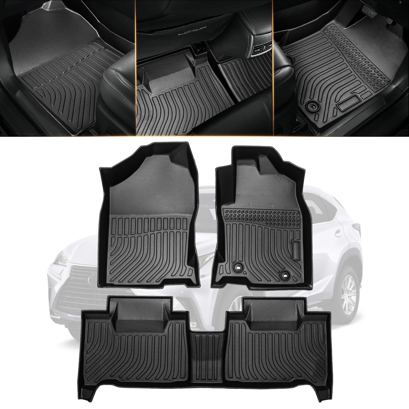 Virauto Lexus NX 3D Floor Car Specific 3D Floor Car Подходит для LEXUS NX TPE Floor Stain Abrasion Custom Protective 3PCS Mats, Mats, Mats, 2015-2020,
Virauto Lexus NX 3D Floor Car Specific 3D Floor Car Подходит для LEXUS NX TPE Floor Stain Abrasion Custom Protective 3PCS Mats, Mats, Mats, 2015-2020,