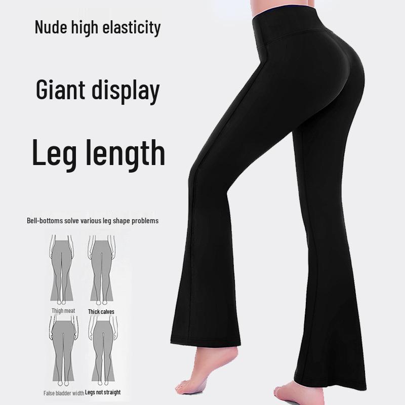 European & American High-Waist Flare Yoga Pants - Nude Feel, Hip-Lifting, Wide-Leg Sports Fitness Trousers Large темно-синього кольору
European & American High-Waist Flare Yoga Pants - Nude Feel, Hip-Lifting, Wide-Leg Sports Fitness Trousers Large темно-синього кольору