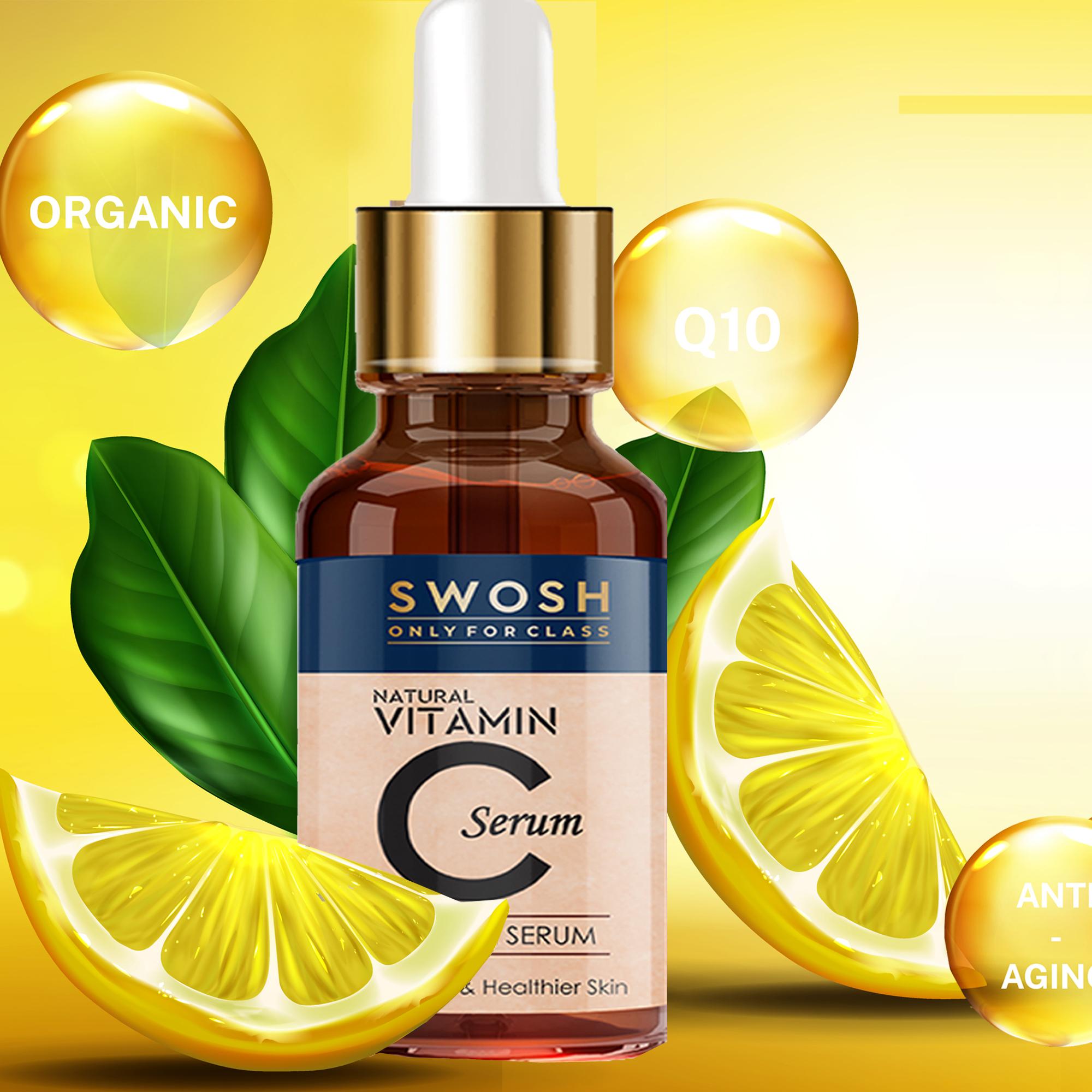 SWOSH Vitamin C Serum 30 мл - сыворотка для лица против старения, подтяжки и осветления кожи, восстановления темных кругов и кожи - более яркая, сияющая и сияющая кожа
SWOSH Vitamin C Serum 30 мл - сыворотка для лица против старения, подтяжки и осветления кожи, восстановления темных кругов и кожи - более яркая, сияющая и сияющая кожа