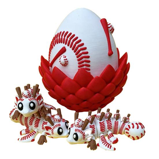 Yousheng 3D Printed Dragon Egg Ornament Toy with Dragon Figurine Inside, Sports Ball Inspired Fidget Toy, Stress Relief Dragon Statue for Kids Adults E
Yousheng 3D Printed Dragon Egg Ornament Toy with Dragon Figurine Inside, Sports Ball Inspired Fidget Toy, Stress Relief Dragon Statue for Kids Adults E