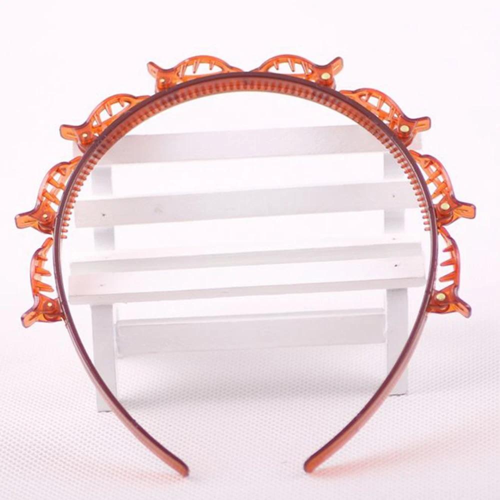 2025 New Double Bangs Hairstyle Hair Clips Hairpin Head Hoop Twist Plait Clip Front Hairclips Hair Hoop Women Headband Headwear коричневий
2025 New Double Bangs Hairstyle Hair Clips Hairpin Head Hoop Twist Plait Clip Front Hairclips Hair Hoop Women Headband Headwear коричневий