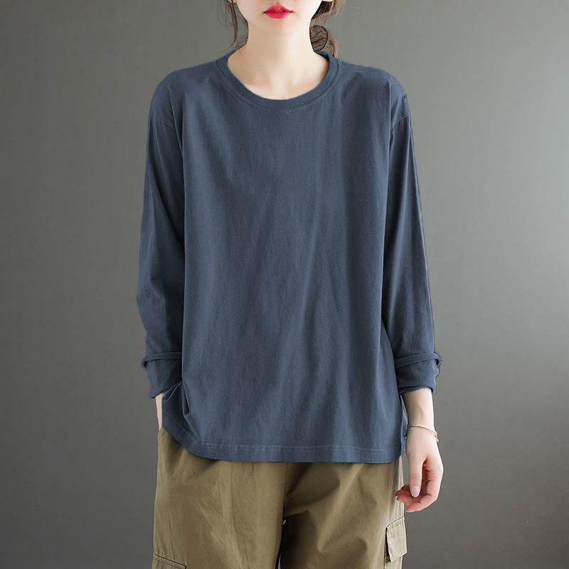 Тибетская мясная весенне-осенняя новая футболка с длинным рукавом, креативная однотонная универсальная повседневная футболка 4XL серый
Тибетская мясная весенне-осенняя новая футболка с длинным рукавом, креативная однотонная универсальная повседневная футболка 4XL серый