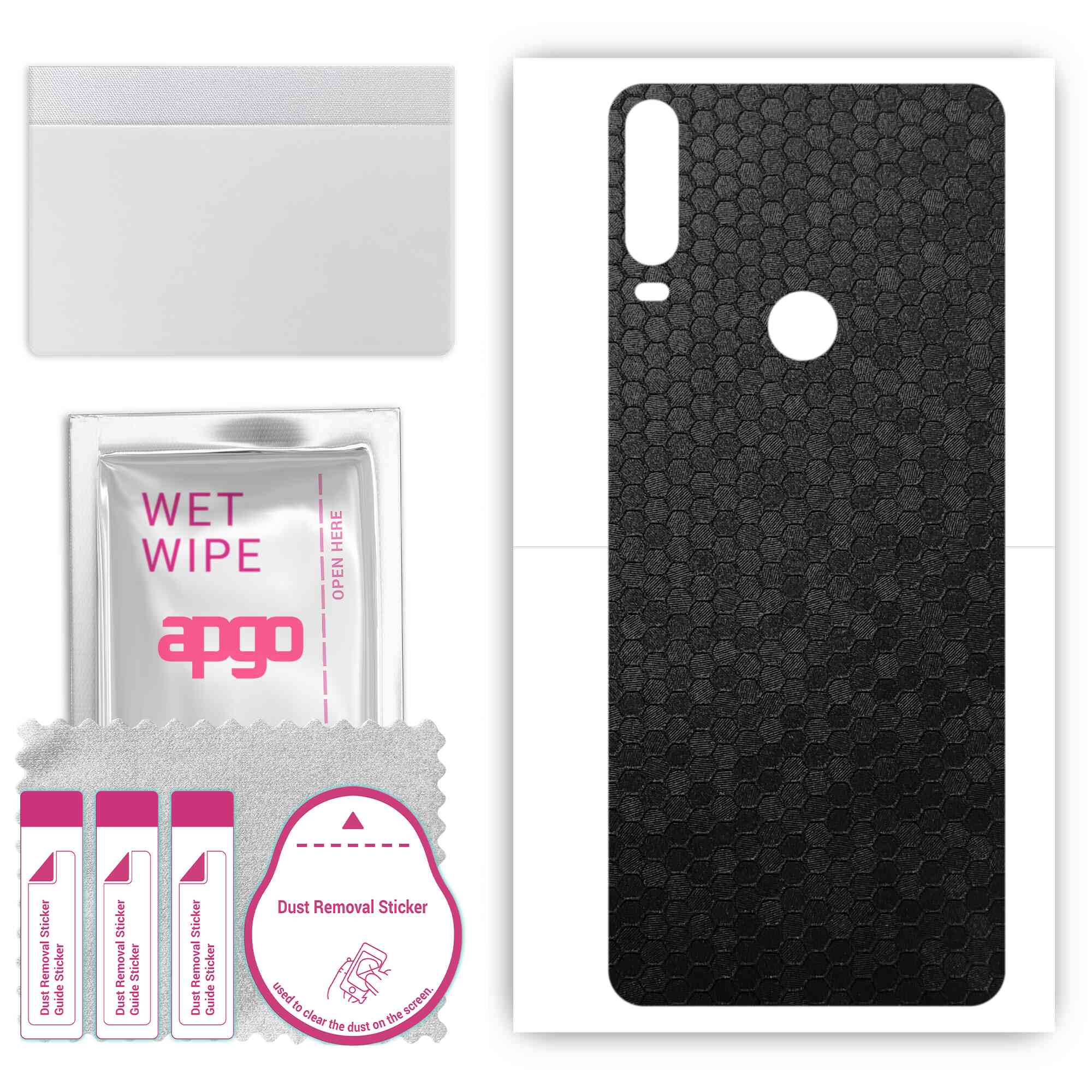 Apgo Protective Skin Sticker для задньої панелі, сумісний з Alcatel 3x (2019 р), Обгортка плівка, фольга, вініл – візерунок у чорних сотах
Apgo Protective Skin Sticker для задньої панелі, сумісний з Alcatel 3x (2019 р), Обгортка плівка, фольга, вініл – візерунок у чорних сотах