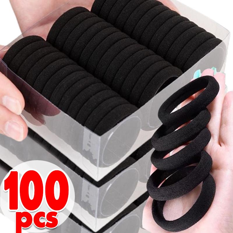 High Elastic Hair Bands for Women Girls Black Basic Hair Tie Headband Simple Ponytail Holder Headwear Hair Accessories 10pcs
High Elastic Hair Bands for Women Girls Black Basic Hair Tie Headband Simple Ponytail Holder Headwear Hair Accessories 10pcs