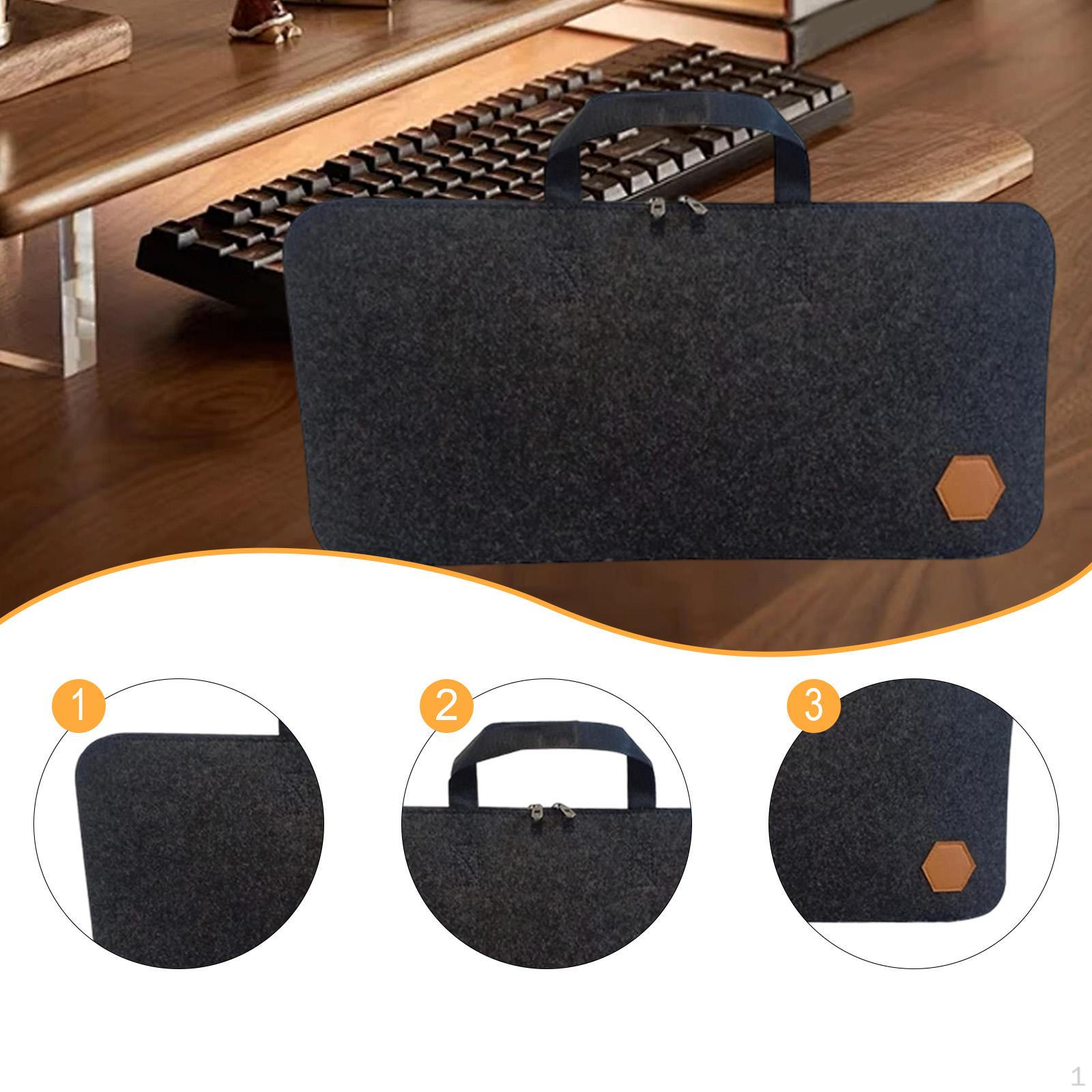 Keyboard Storage Bag Mechanical Case Portable Shockproof Simple with Handle Protector чорний
Keyboard Storage Bag Mechanical Case Portable Shockproof Simple with Handle Protector чорний