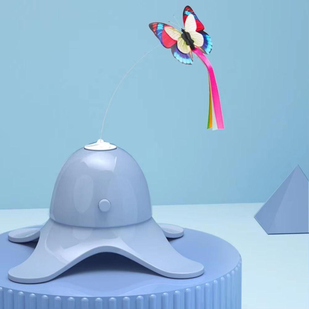 Realistic Fluttering Smart Pet Turntable Toy Not Easily Poured Automatic Butterfly Cat Stick Dog рожевий
Realistic Fluttering Smart Pet Turntable Toy Not Easily Poured Automatic Butterfly Cat Stick Dog рожевий