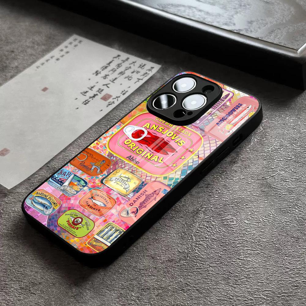 Sardines Canned Fish Phone Case For IPhone 16 Pro Max 15 Plus 14 Pro 12 11 13 Mini X XR XS Max 8 7 Plus SE Glass Cover iPhone12 Pro
Sardines Canned Fish Phone Case For IPhone 16 Pro Max 15 Plus 14 Pro 12 11 13 Mini X XR XS Max 8 7 Plus SE Glass Cover iPhone12 Pro
