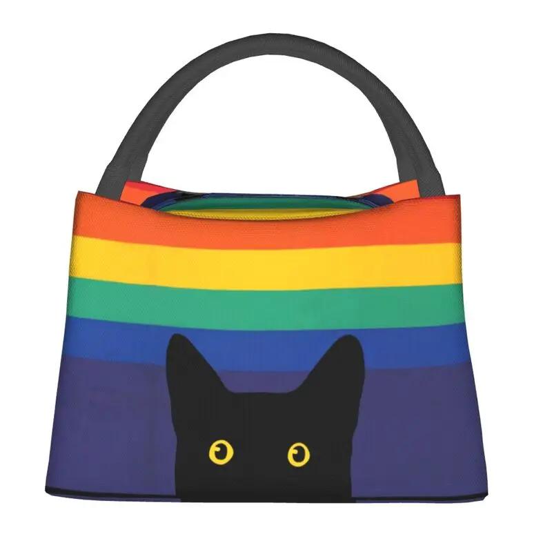 Peeking Cat In Rainbow Circle Insulated Lunch Bag for Waterproof LGBT Gay Pride Cooler Thermal Bento Box Beach Camping Travel 28x17x16CM бежевий
Peeking Cat In Rainbow Circle Insulated Lunch Bag for Waterproof LGBT Gay Pride Cooler Thermal Bento Box Beach Camping Travel 28x17x16CM бежевий