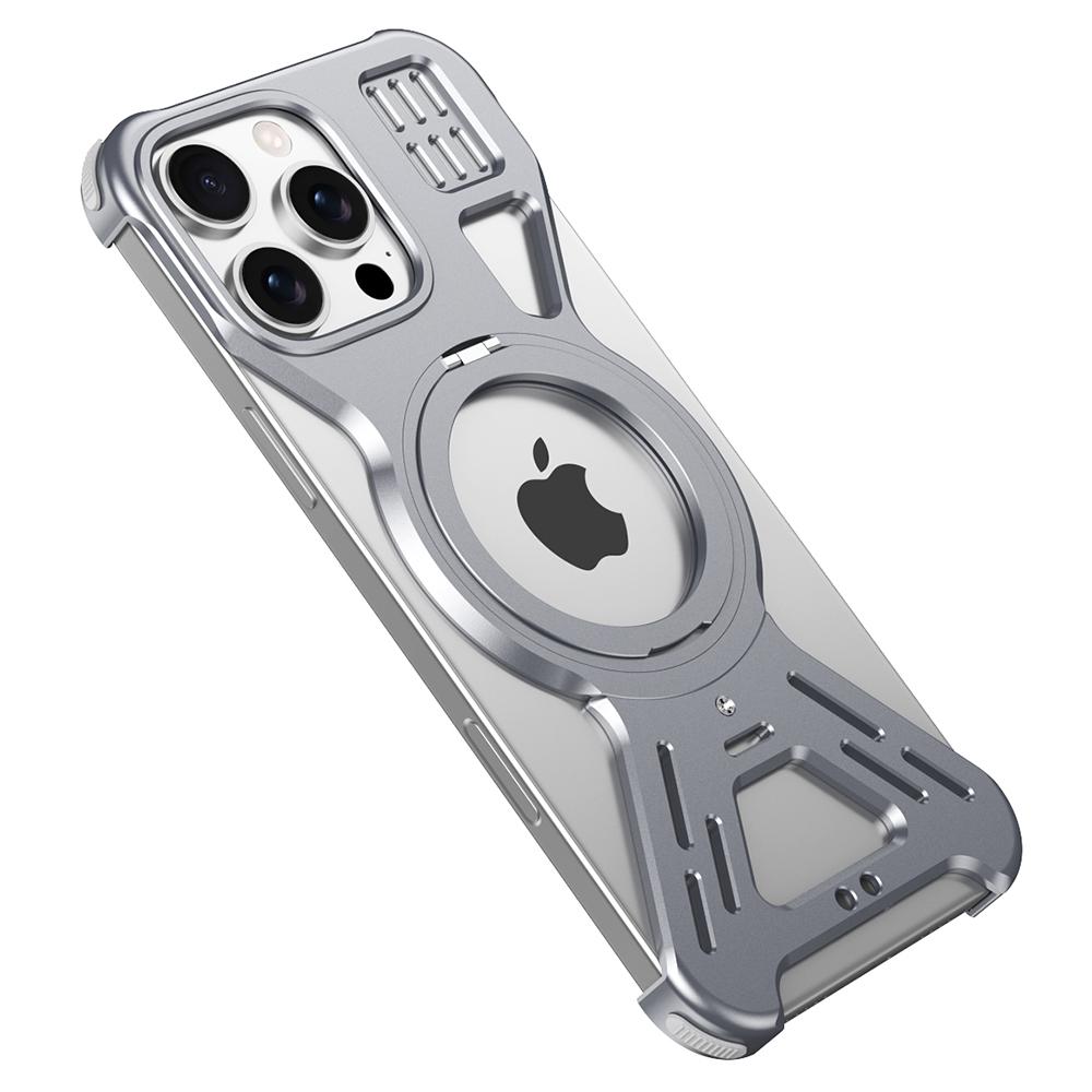 Бампер для iPhone 15 Pro Max, совместимый с MagSafe, металлическая крышка для телефона с подставкой Dark Grey
Бампер для iPhone 15 Pro Max, совместимый с MagSafe, металлическая крышка для телефона с подставкой Dark Grey