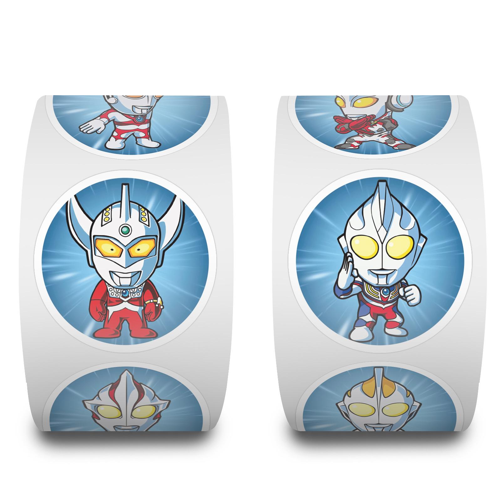 500 Stickers/Roll Cartoon Ultraman Roll Decals Reward Decals Creative Handbook Rolls Tape Premium
500 Stickers/Roll Cartoon Ultraman Roll Decals Reward Decals Creative Handbook Rolls Tape Premium