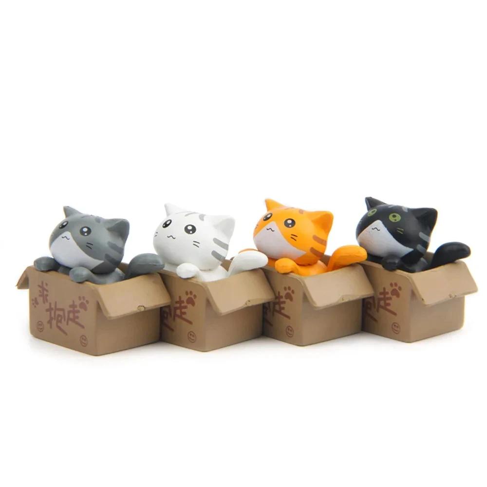 4pcs Mini Cat Ornament Garden Kitten Statue Gift For Kids Children Baby Room Cute Kawaii Toy Miniature Figurines Home Decoration
4pcs Mini Cat Ornament Garden Kitten Statue Gift For Kids Children Baby Room Cute Kawaii Toy Miniature Figurines Home Decoration