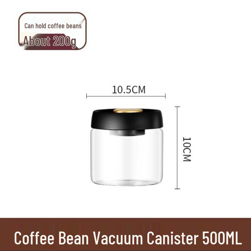 Вакуумная стеклянная банка для хранения кофе и зерновых - Большая, Прозрачная, с влагонепроницаемой крышкой.
Вакуумная стеклянная банка для хранения кофе и зерновых - Большая, Прозрачная, с влагонепроницаемой крышкой.