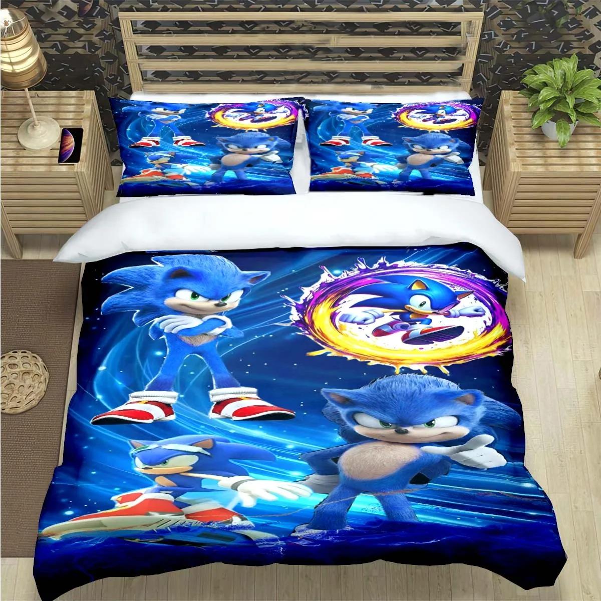 Fashion Cartoon Role Characters Print Bedding Set Sonic Duvet Cover Comforter Bed Youth Kids Girl Boys Luxury Birthday Gift 135x200cm
Fashion Cartoon Role Characters Print Bedding Set Sonic Duvet Cover Comforter Bed Youth Kids Girl Boys Luxury Birthday Gift 135x200cm
