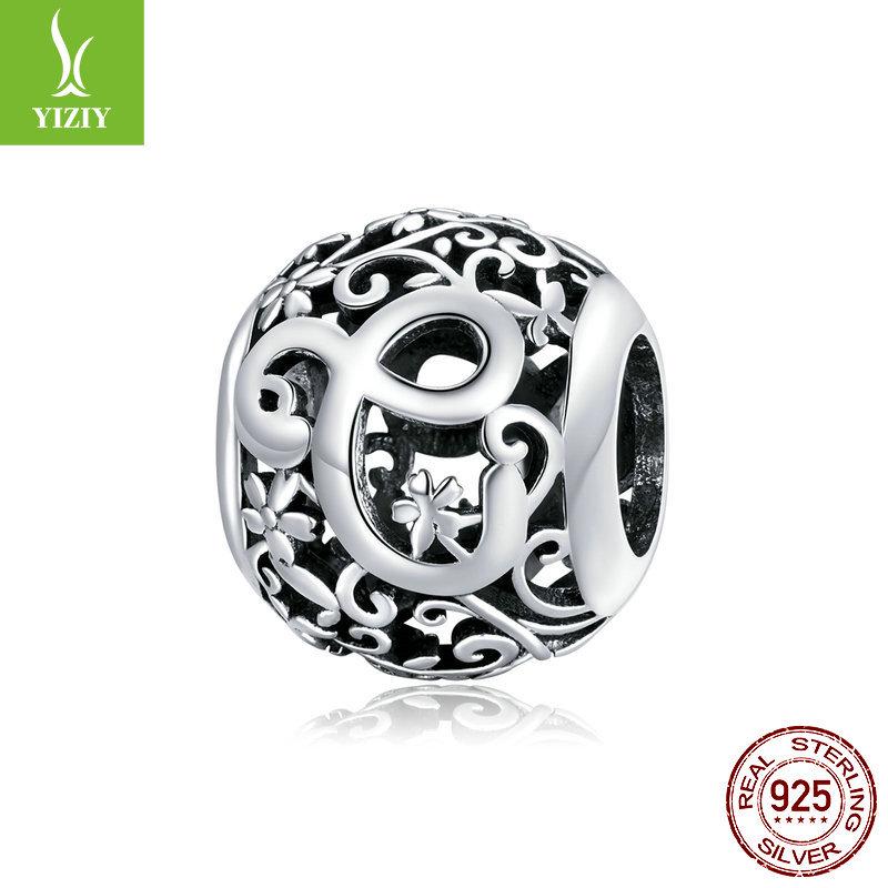 Бусины-алфавит из стерлингового серебра с лесным узором - Аксессуары для изготовления украшений своими руками (S925SCC1444) Sterling Silver
Бусины-алфавит из стерлингового серебра с лесным узором - Аксессуары для изготовления украшений своими руками (S925SCC1444) Sterling Silver