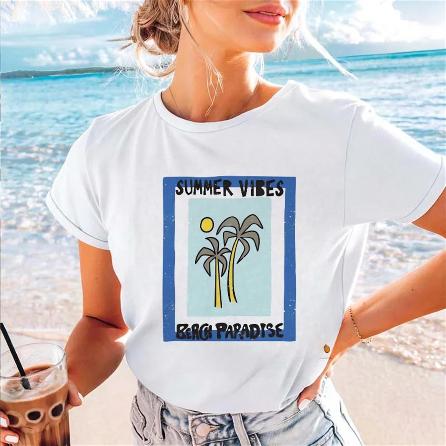 Printed T-Shirt Short Sleeved Round Neck Casual Top Clothing For Summer Women Kawaii Street Pattern Beach Vacation Popular T-Shi XXXXXL білий
Printed T-Shirt Short Sleeved Round Neck Casual Top Clothing For Summer Women Kawaii Street Pattern Beach Vacation Popular T-Shi XXXXXL білий