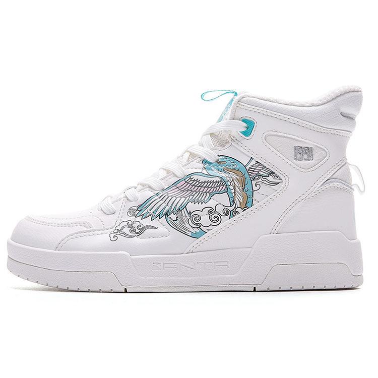 Anta Life Collection Synthetic Leather High top Wear resistant And Lightweight Skateboard Shoes Women s White Blue 122048050-3 38
Anta Life Collection Synthetic Leather High top Wear resistant And Lightweight Skateboard Shoes Women s White Blue 122048050-3 38