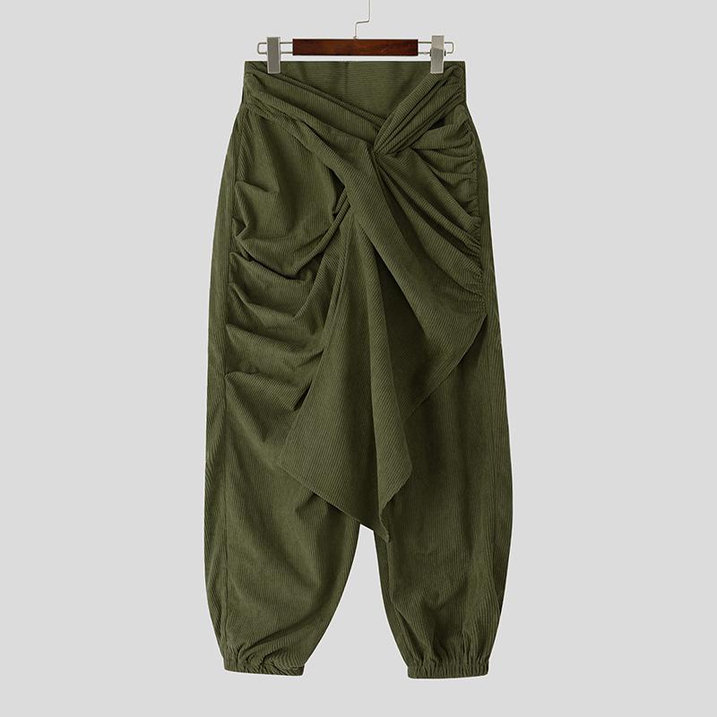 INCERUN Men Ruffled Elastic Waist Texture Corduroy Casual Drop-crotch Pants Harem Trousers 5XL армия зеленый
INCERUN Men Ruffled Elastic Waist Texture Corduroy Casual Drop-crotch Pants Harem Trousers 5XL армия зеленый