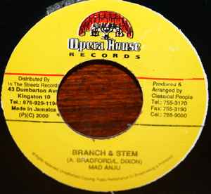 7inch Record MADD ANJU - Branch & Stem NONE Opera House 2000 Jamaica Reggae, Ska & Dub Used
7inch Record MADD ANJU - Branch & Stem NONE Opera House 2000 Jamaica Reggae, Ska & Dub Used