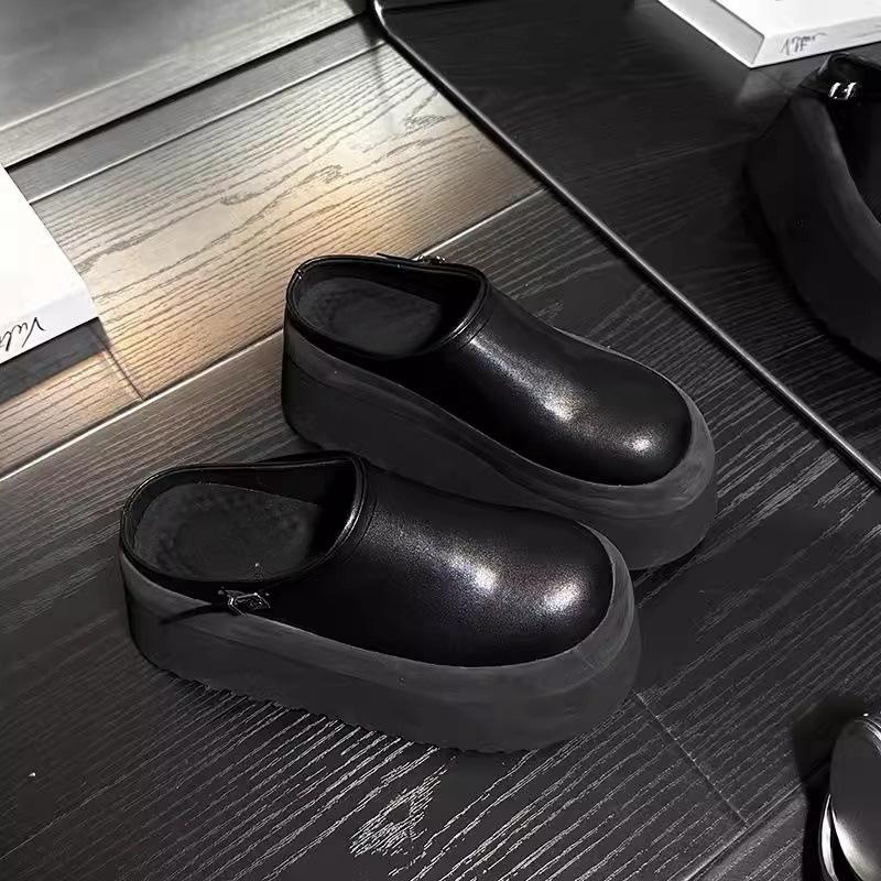 Баотоу полутапочки женские носят новые весенне-летние маффины толстая подошва одна педаль ленивые сандалии 40 чёрный
Баотоу полутапочки женские носят новые весенне-летние маффины толстая подошва одна педаль ленивые сандалии 40 чёрный