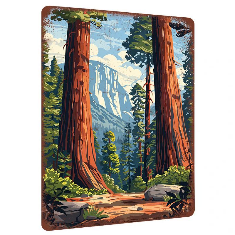 Giant Sequoia Forest Landscape Metal Wall Art Home Decor for Living Room Bedroom Study Room 20x30cm(7.8x11.8inch)
Giant Sequoia Forest Landscape Metal Wall Art Home Decor for Living Room Bedroom Study Room 20x30cm(7.8x11.8inch)