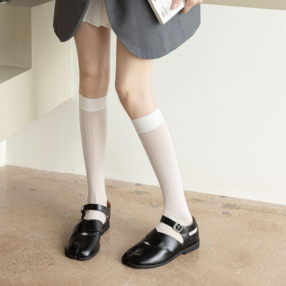 2Pairs Stripe JK Two Toe Socks Sweet Mid-calf Socks Breathable Knee High Socks Women Grey Long Short
2Pairs Stripe JK Two Toe Socks Sweet Mid-calf Socks Breathable Knee High Socks Women Grey Long Short