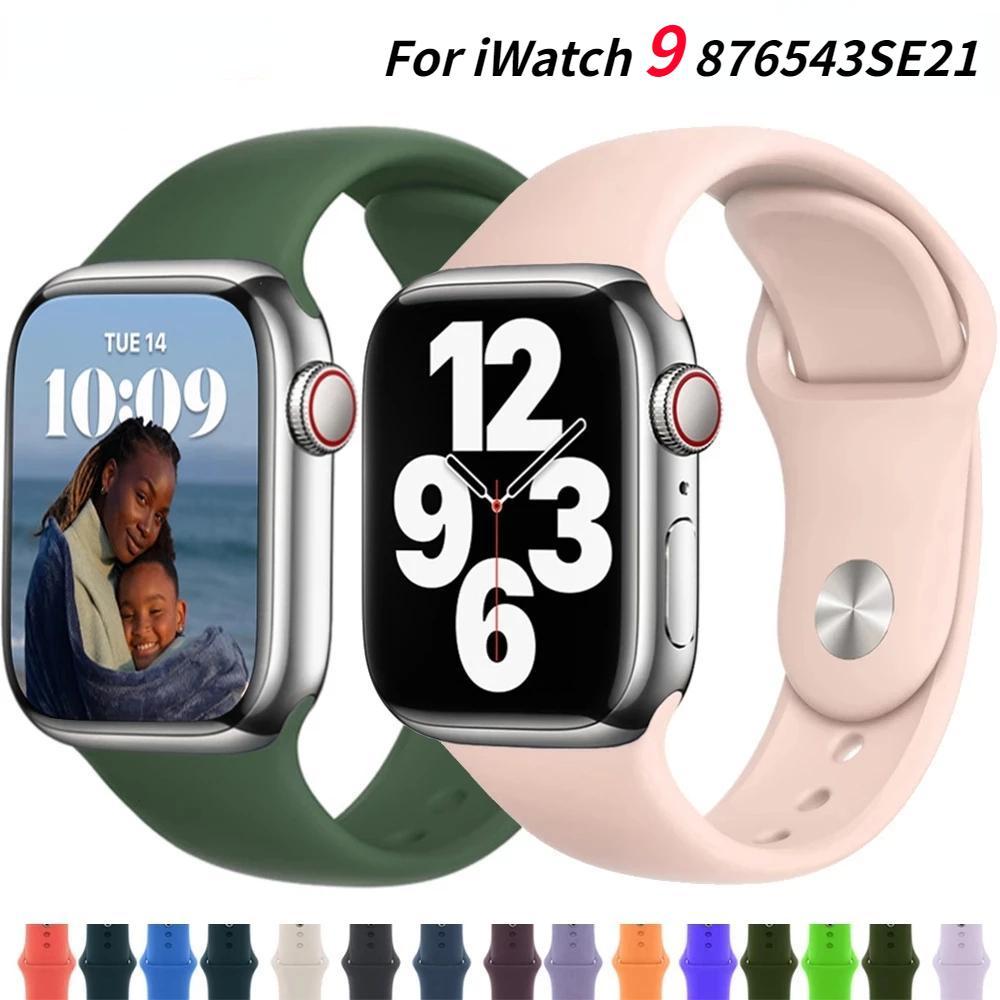 Силиконовый ремешок для Apple Watch Ultra 2, 49 мм, 45 мм, 42 мм, 40 мм, 44 мм, 41 мм, резиновый спортивный ремешок для умных часов, браслет iWatch Series9/8/7/6/5/SE, аксессуары 38mm 40mm 41mm SM
Силиконовый ремешок для Apple Watch Ultra 2, 49 мм, 45 мм, 42 мм, 40 мм, 44 мм, 41 мм, резиновый спортивный ремешок для умных часов, браслет iWatch Series9/8/7/6/5/SE, аксессуары 38mm 40mm 41mm SM