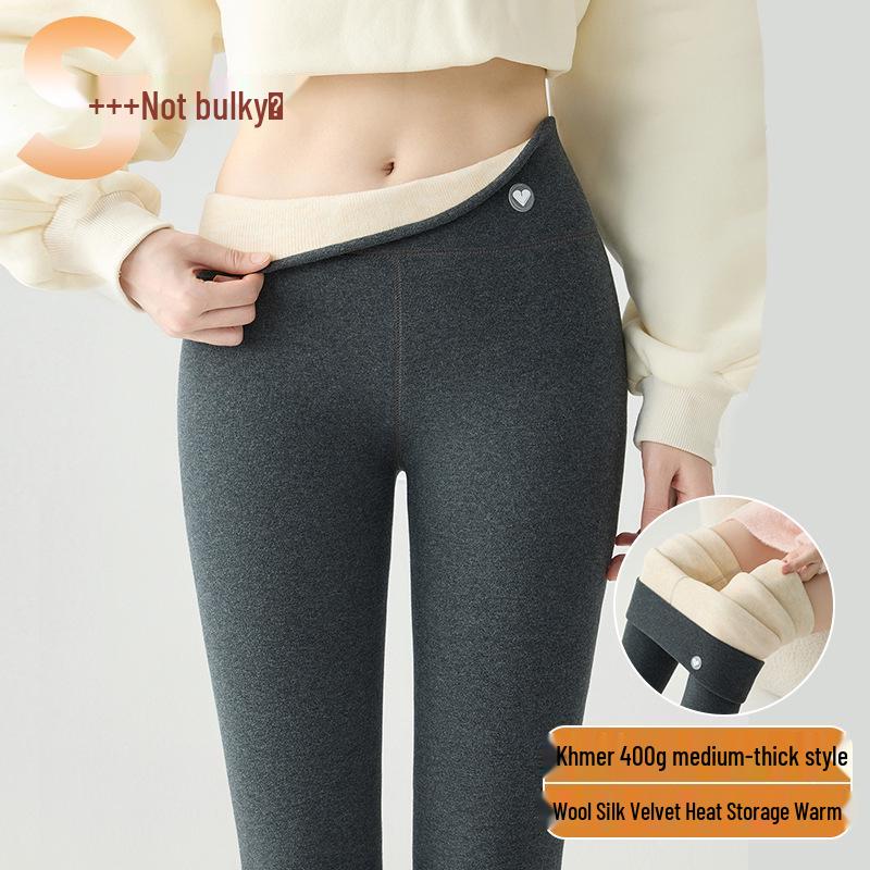 Antibacterial Wool Silk Velvet Fleece-Lined Base Layer Pants - Gray, Thick, Warm, Close-Fitting, Cotton Feel, Heat-Storing 3XL
Antibacterial Wool Silk Velvet Fleece-Lined Base Layer Pants - Gray, Thick, Warm, Close-Fitting, Cotton Feel, Heat-Storing 3XL