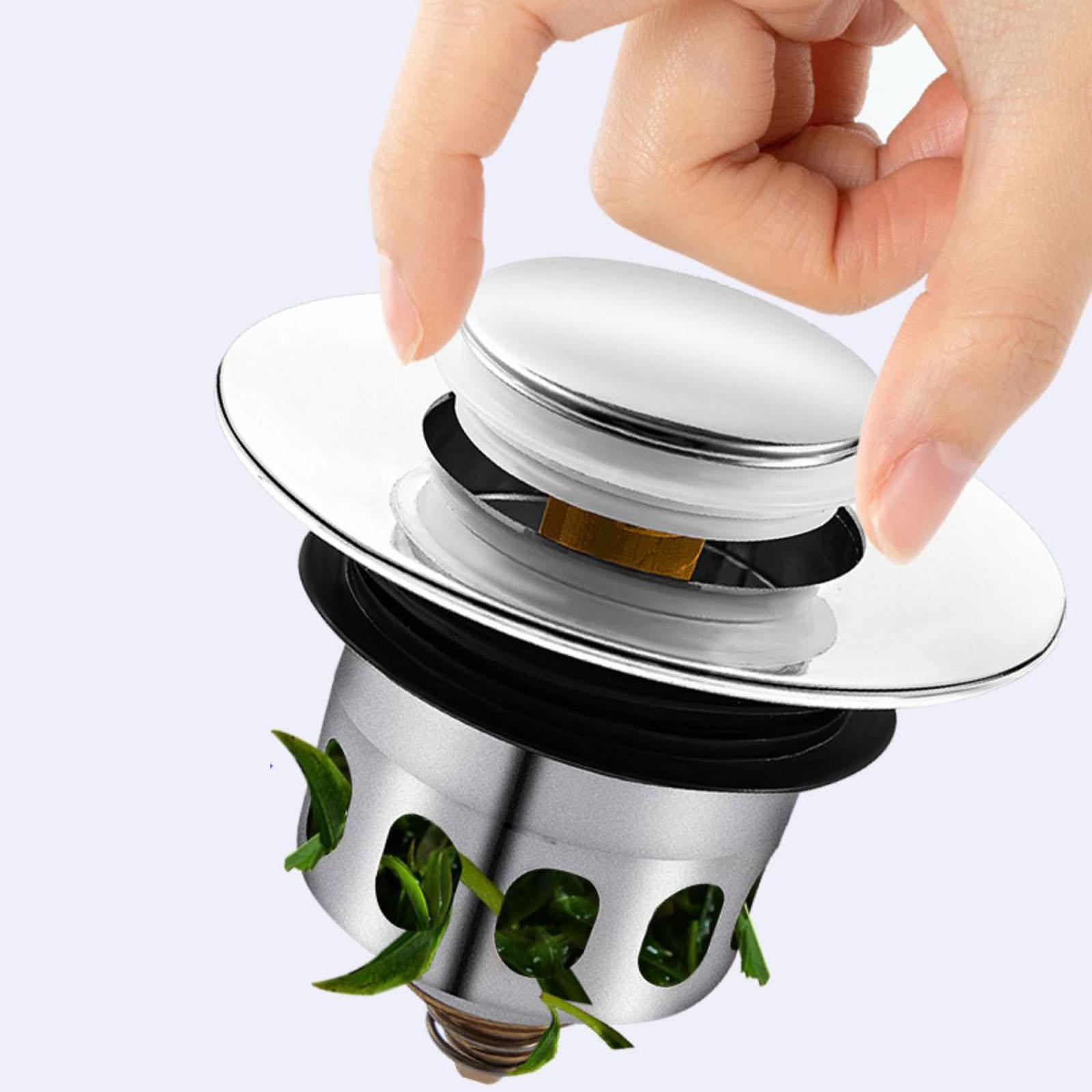 Sink ,Clogging Plug, Bouncy ,Odor Stopper, Washbasin Accessory for Kitchen & Bathroom S срібний
Sink ,Clogging Plug, Bouncy ,Odor Stopper, Washbasin Accessory for Kitchen & Bathroom S срібний